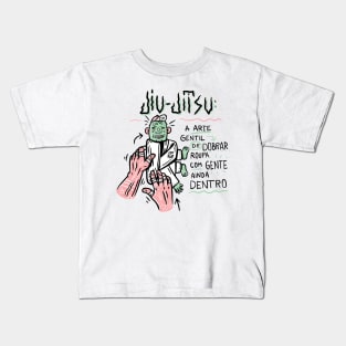 JIU JITSU Arte gentil... Kids T-Shirt